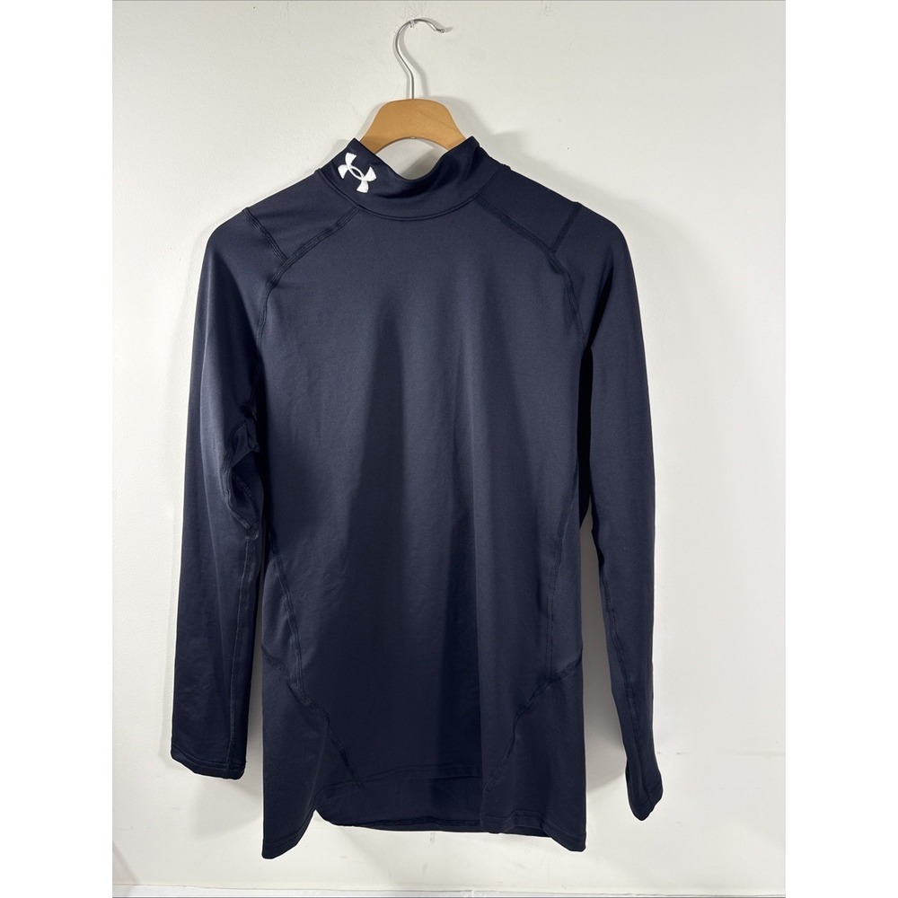 Under Armour Woman's Long Sleeve Black Cold Gear High Neck Size Medium